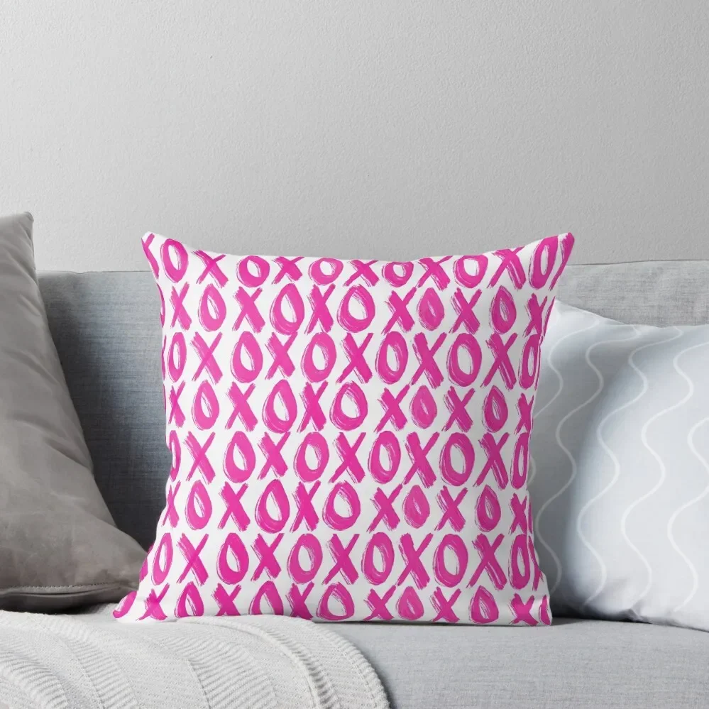 

pink xoxo print Throw Pillow Luxury Pillow Case Pillowcase Cushion Pillow