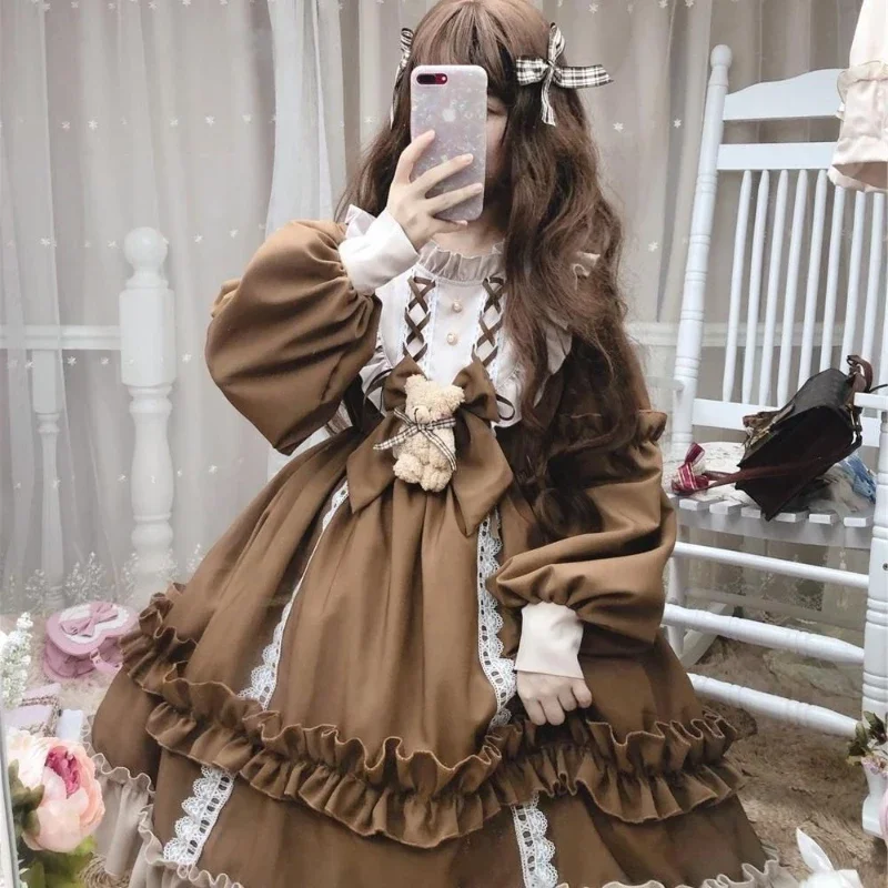 

FC6Popular Cosplay Costume Loli Skirt Japanese Style Cute and Fresh Student Princess Dress Comic Show Performance Cosplay C@FC8！