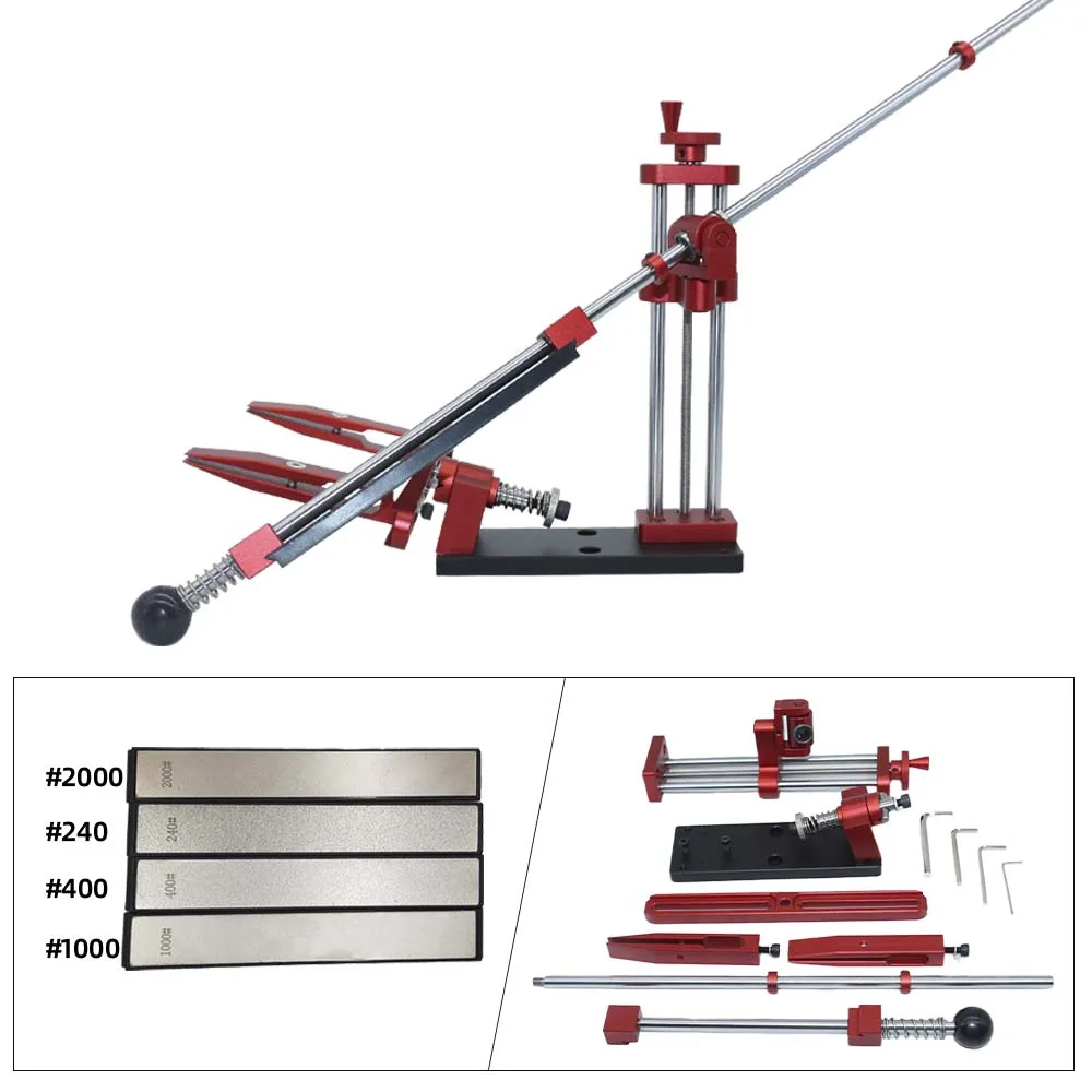 360 ° Rotation Flip Fest-Winkel Messer Schärfen Kit-Professionelle Messer Spitzer mit Whetstones-Schleif Holding System werkzeuge – Detail 6