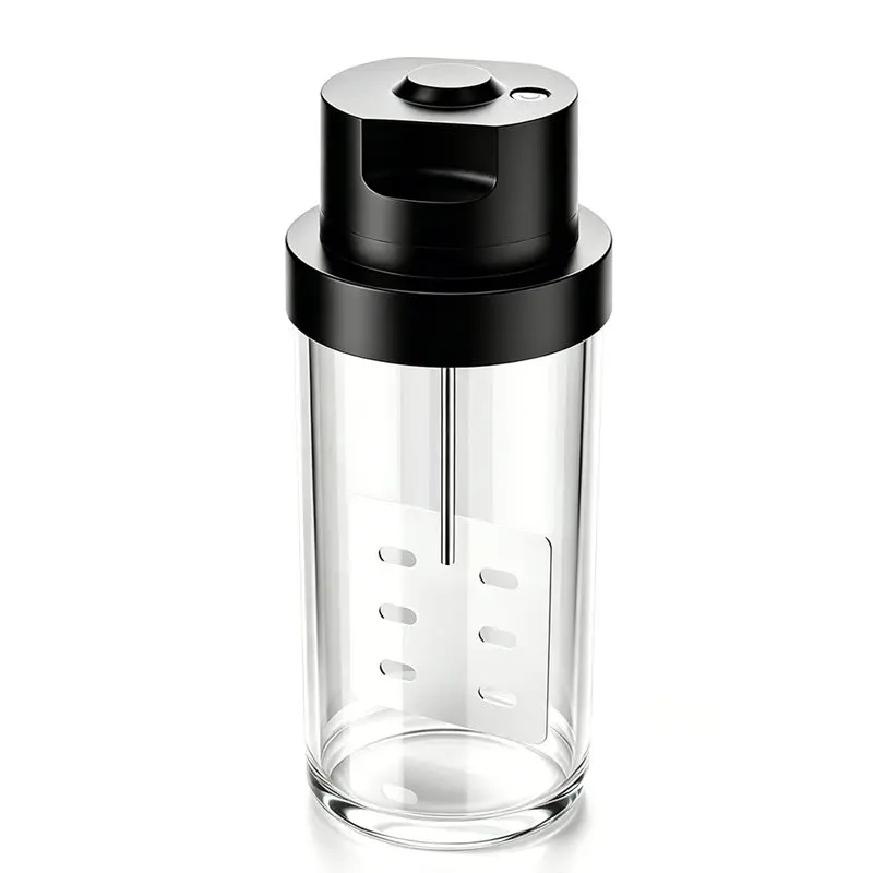 B23B Electric Butter Mixer Cream Mixer Machine Food Grade Glass Bottle US Plug