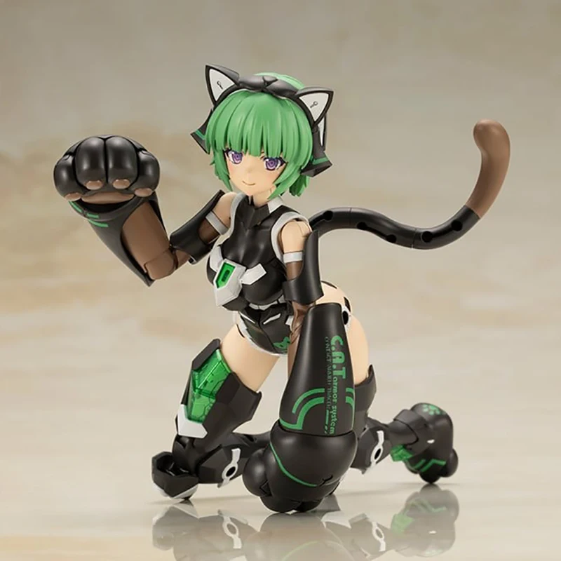 Original Kotobukiya FG161 Frame Arms Girl Magatsuki Cat Armor Ver. Assemble Model Kits Action Anime Figure Collectible Toys 16Cm