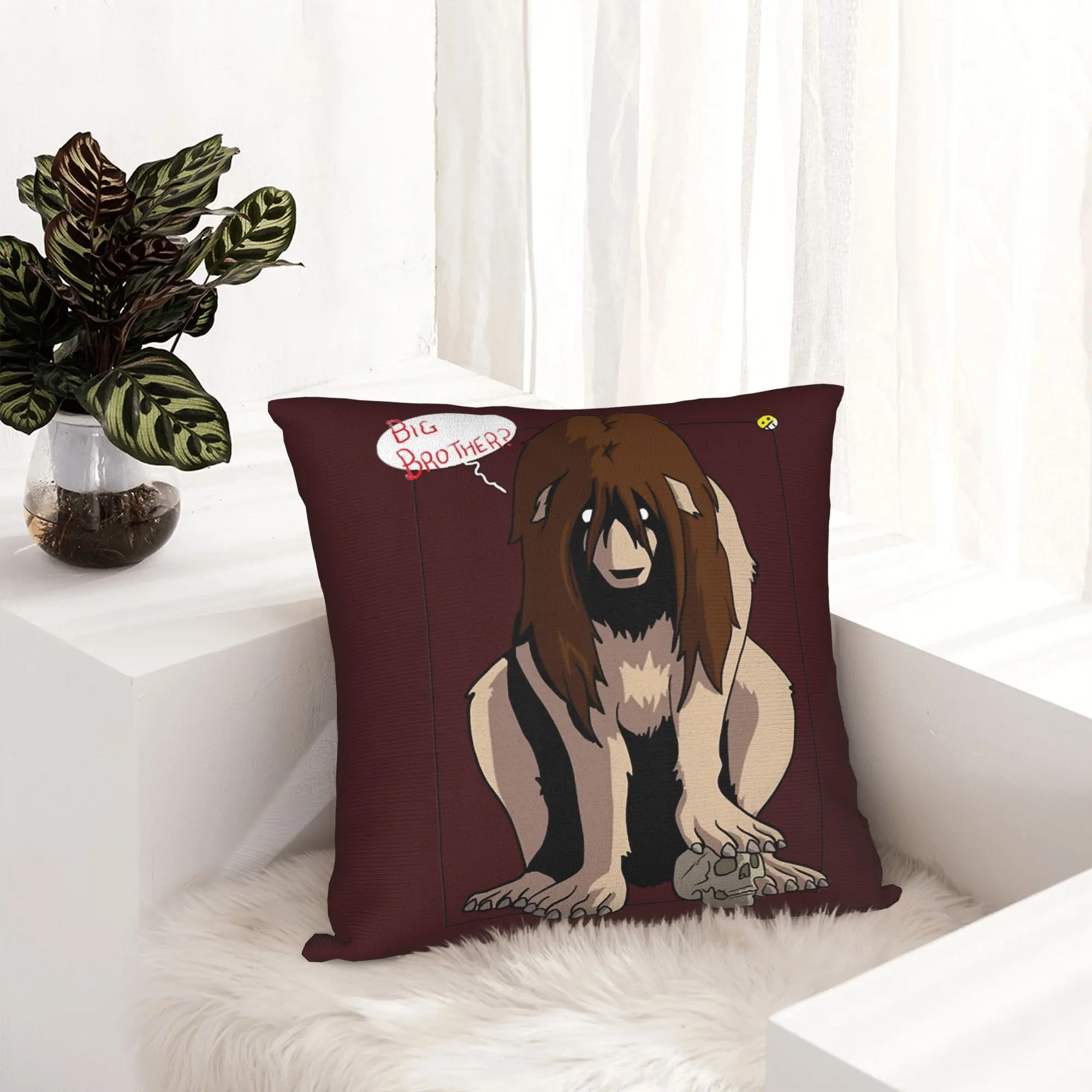 Fullmetal Alchemist Anime  Pillowcase Printed Polyester Cushion Cover Decorations Nina and Dog Pillow Case Cover Car Zipper