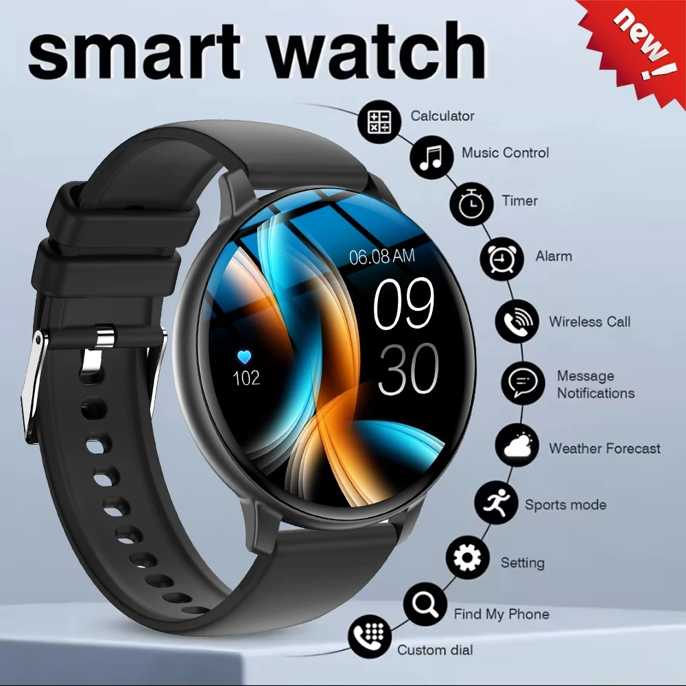 

2026 New Smart Watch Men Women Bluetooth Call Heart Rate Health Monitor 1.38inch HD Screen Fashion Sports Men Smartwatch Women