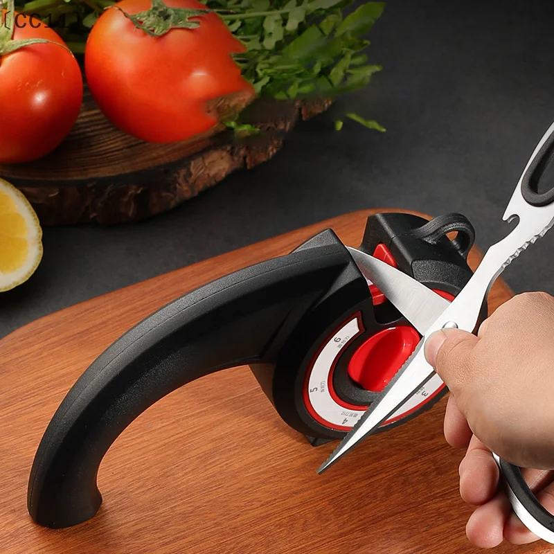 〔CC11〕Knife Sharpening Problem Easily Break 6-in-1 Multifunction Sharpeners Different Abrasives Adapted To Various Tools