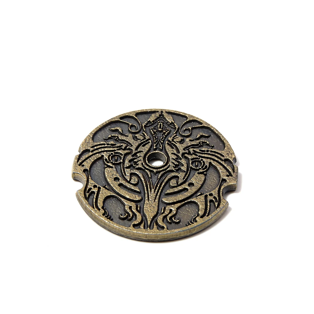 Classic Retro Cthulhu Hastur Eyes Coin Board Game Props Cosplay Men Women Collection Jewelry Accessories