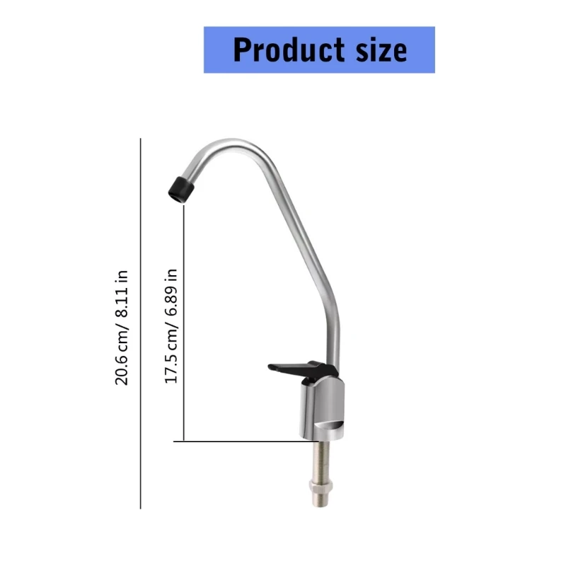 เครื่องกรองน้ำเครื่องกรองน้ำ Faucet สแตนเลสเครื่องกรองน้ำ Faucet Single Cold Tap M4YD