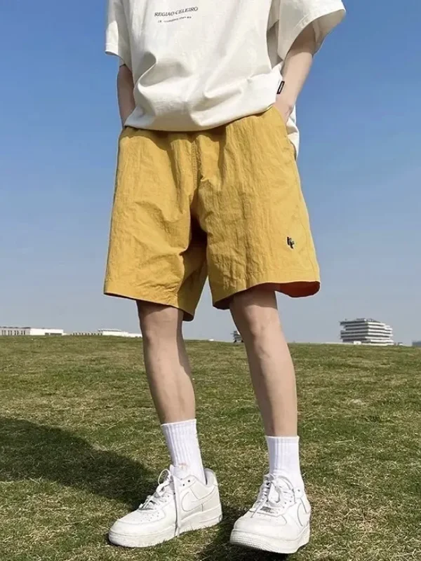 

Мужские летние повседневные брюки из ледяного шелка, очень большие, 300 пу, дышащие, свободные, тонкие, для баскетбола, модные, для отдыха