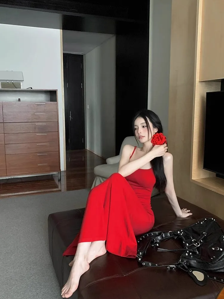 Vestidos sem mangas vestido feminino para convidados do casamento verão tule em camadas apliques oco bordado cintura elástica doce y2k