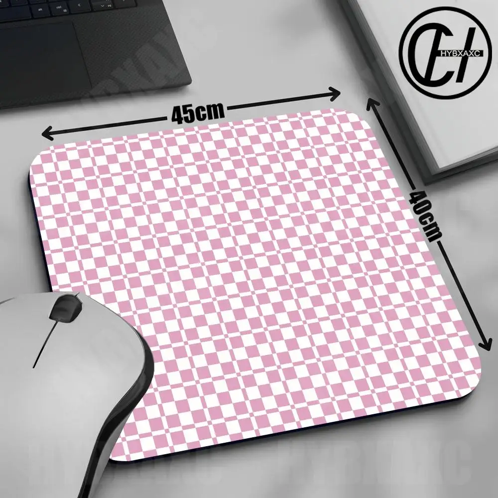 Pink Art Kawaii Gaming Anime Mouse Pad Multiple sizes Large Square Computer Office Game Table Mats XS Rubber Anti-slip Mousepad