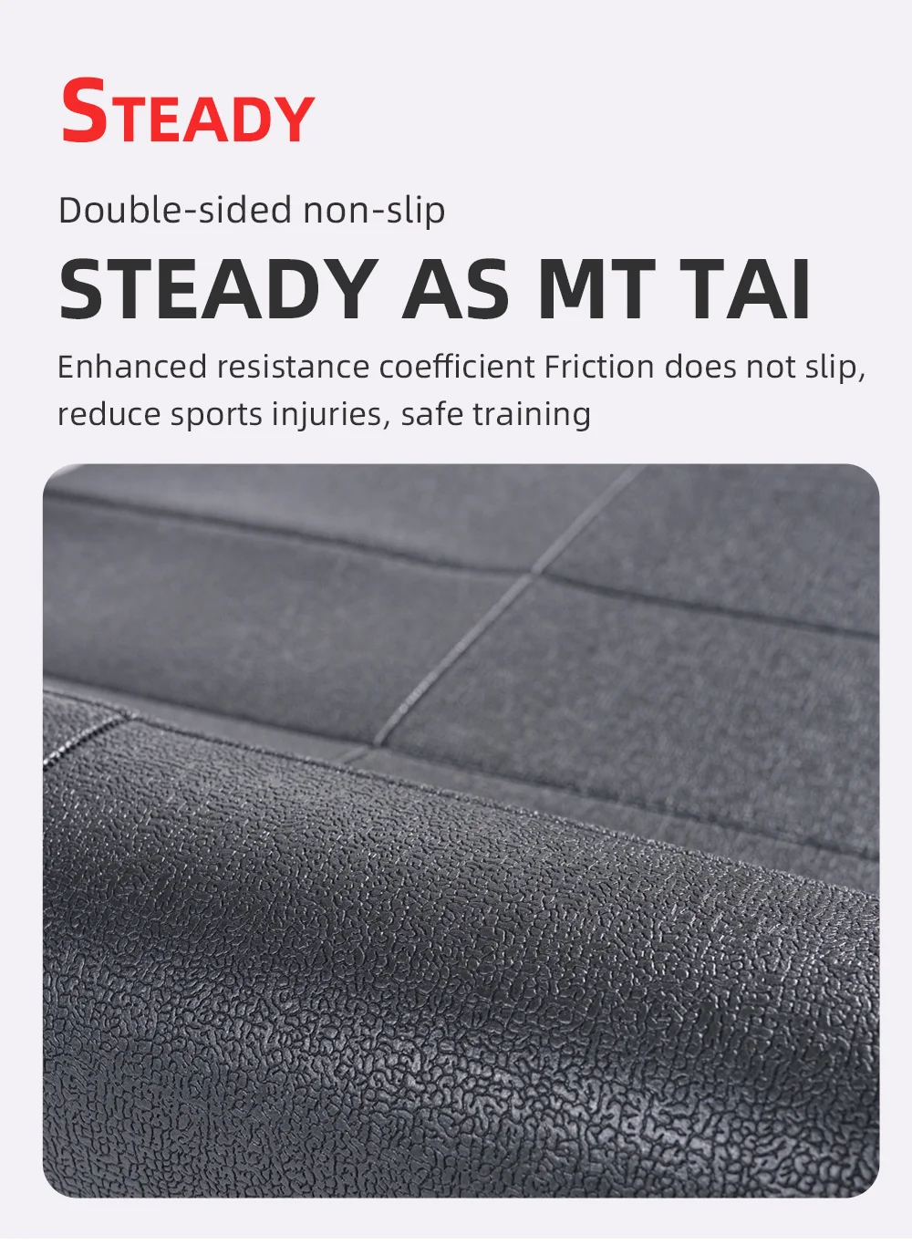 Thinkrider Trainingsmatte Yogamatte für Fahrrad Bicicletas Estaticas Trainer Übungsmatte für Trainer Floormat – Detail 3