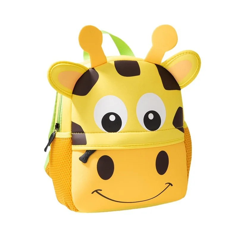 Children\'s Backpack Kindergarten Baby Cartoon Backpack Three-dimensional Diving Material Lightweight Spine Protection Backpack