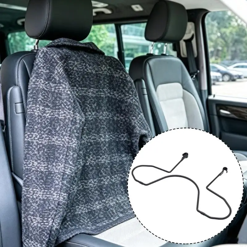 Auto-Hut-Aufhänger für Cowboy-Hut und Helme mit faltbarem Design, einfach an der Fahrzeugsitzlehne zu installieren, Helmhalter – Detail 3