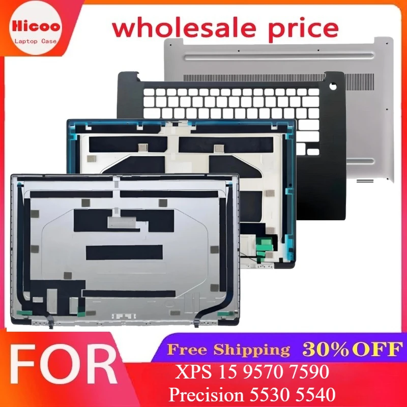new-for-xps-15-9570-7590-precision-5530-5540-laptop-lcd-back-cover-top-case-bottom-base-cover-0ry51v-0k4297-0k4368