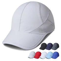 Summer Lightweight Quick Dry Running Cap for Men Women Golf Caps Breathable High Quality Sports Hat with Soft Brim M36