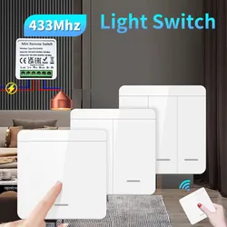RF สวิตช์อัจฉริยะ433 MHz MINI DIY ไร้สายรีโมทคอนโทรลโมดูลรับสัญญาณรีเลย์16A อัตโนมัติสำหรับบ้านโคมไฟ LED