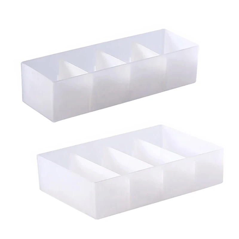 Adjustable Partition Drawer Storage Box Plastic Combined Translucent Organizer Divided Home Desktop Sundries Cosmetic TSLM1