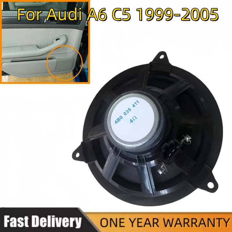 

Auto Mid Bass Midrange Speaker Door Horn For Audi A6 C5 1999 2000 2001 2002 2003 2004 2005 4B0035411