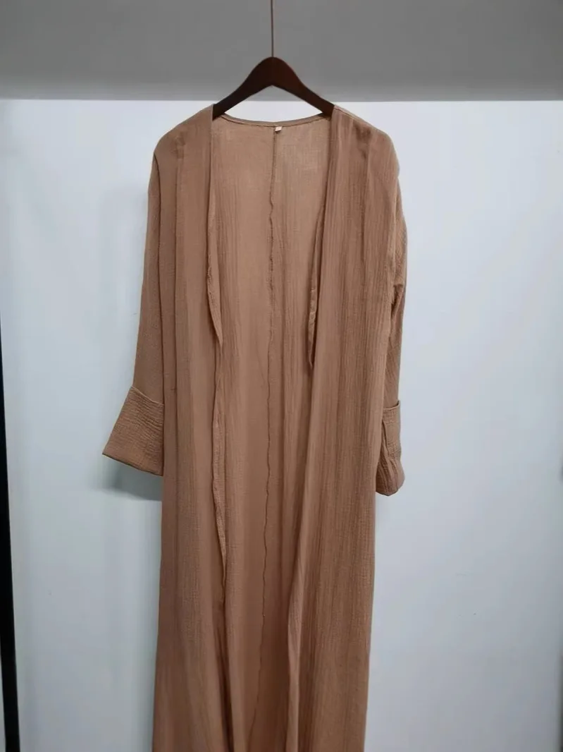 

Повседневный кардиган Очень большой хлопковый кардиган Удобный длинный кардиган Легкий дышащий однотонный трикотаж