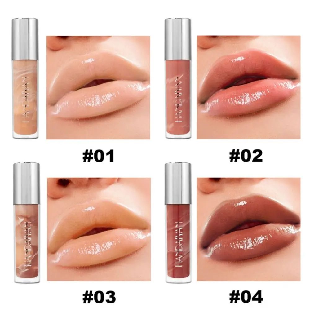 Glitter Long Lasting Water Glossy Lip Gloss Lips Makeup No Fade Mirror Lip Gloss Shiny Water Light Liquid Lipstick Women