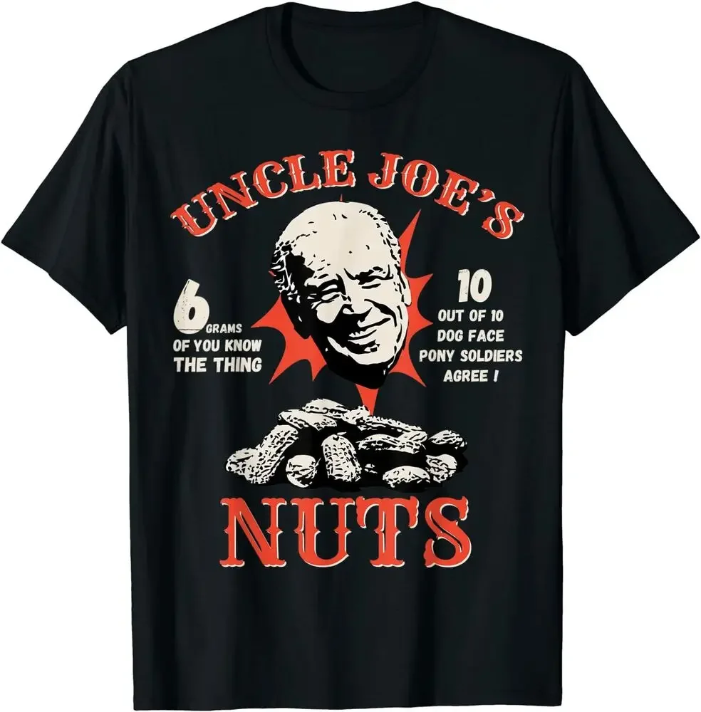 Funny Anti Joe Biden Uncle Parody Idea Tee T-Shirt Anime Graphic T-shirts Y2K Tops Unisex Summer Short Sleeve