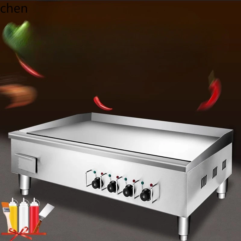 ZMLEforno elettrico per grigliare Attrezzatura commerciale per piastre di ferro Macchina per calamari alla griglia Tagliatelle fredde alla griglia Bistecca Macchina per riso fritto