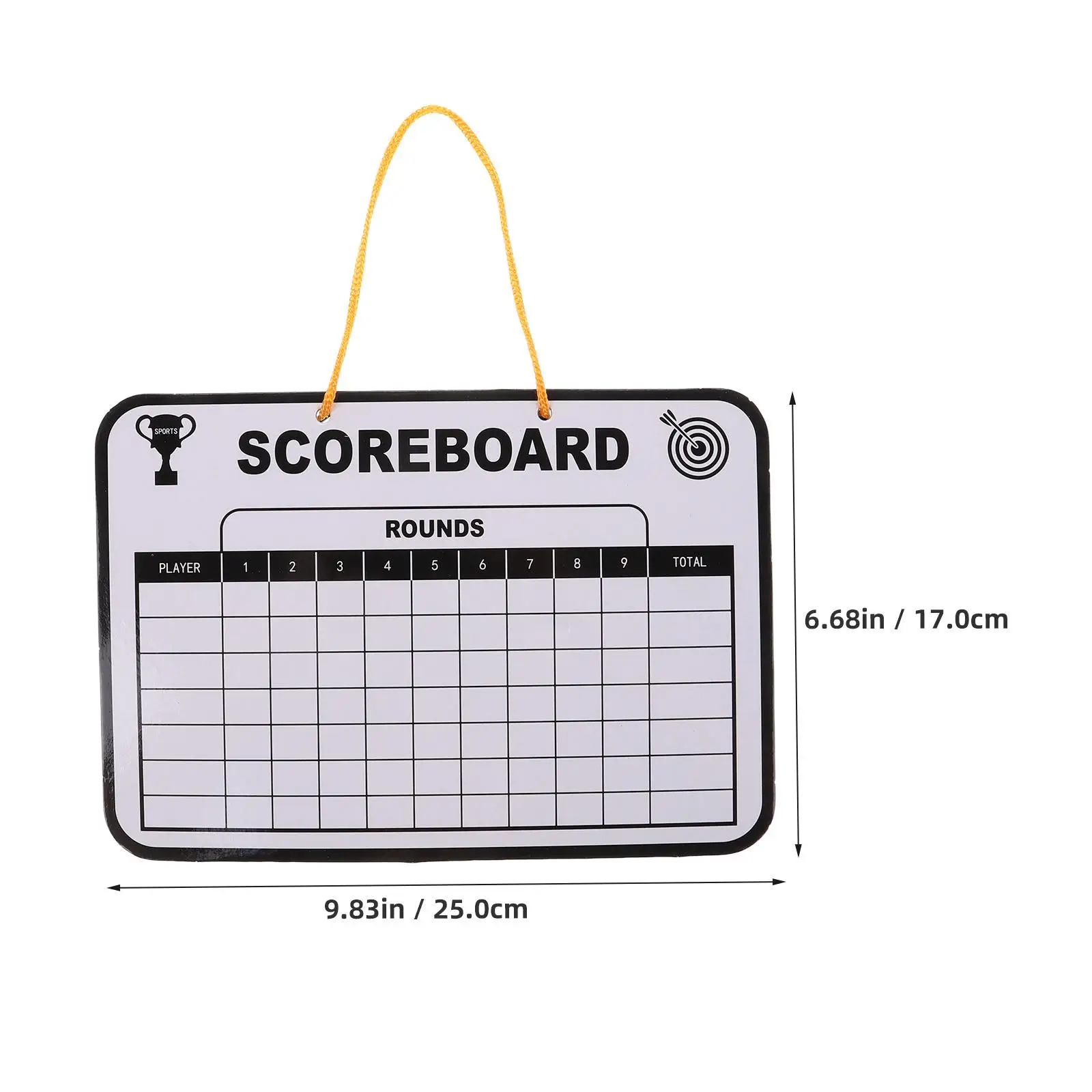 กระดานบอกคะแนน Keeper Golf Hand-held Dry Erase Boards การ์ดกระดาษแข็งสําหรับเด็ก