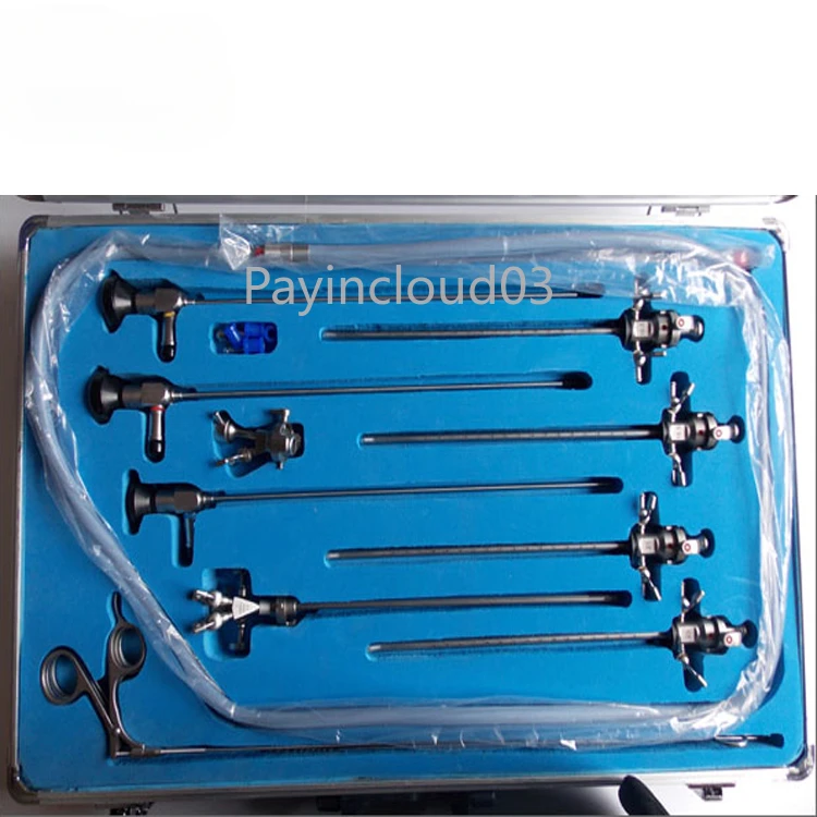 Hot sale medical rigid urology endoscope complete set of cystoscope