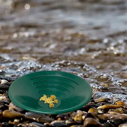 1/3 PCS 10/14/15 Inch Washing Gold Panning Machine Screen Mining Screen Metal Detection Tools Sieve Gold Pan Green Plastic Bowl