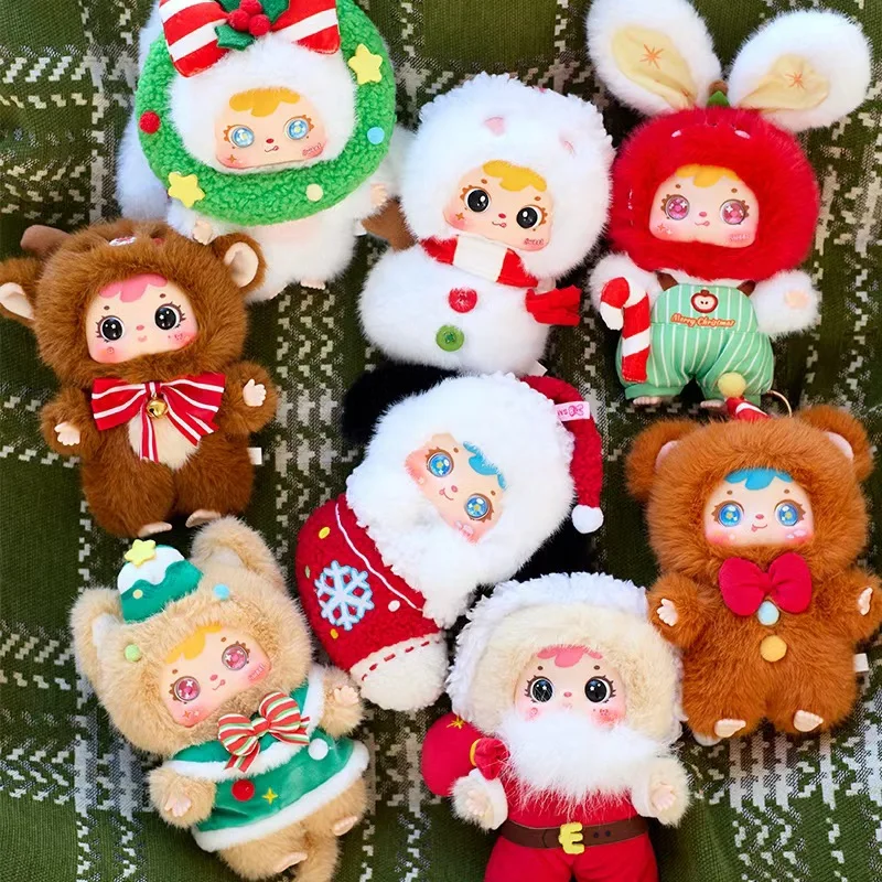 

Samuel Happy Merry Christmas Eve Series Plush Blind Box Cute Action Figure Surprise Xmas Gifts Collectible Mystery Pendant Toys