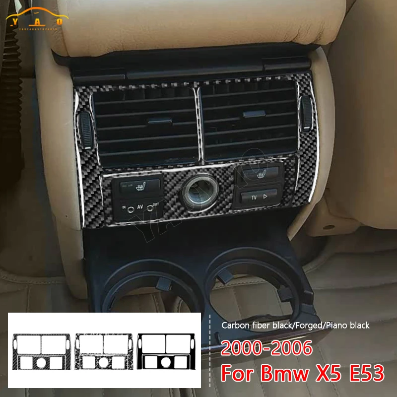 

Car Sticker For BMW X5 E53 2000 2001 2002 2003 2004 2005 2006 Car Rear Control Panel Cover Trim Accessories