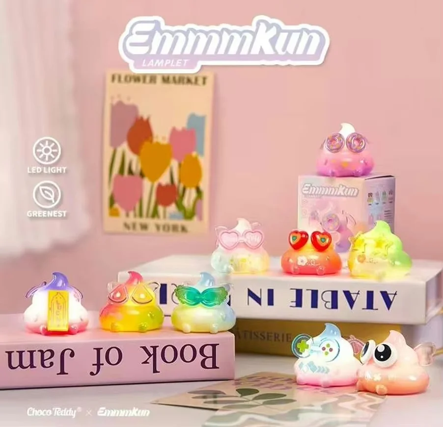 

Official Licensed EM-3372 Emmm Jun Bling Bling Night Light Mystery Box Cute LED Desk Decor Collectible Toys Surprise Gift