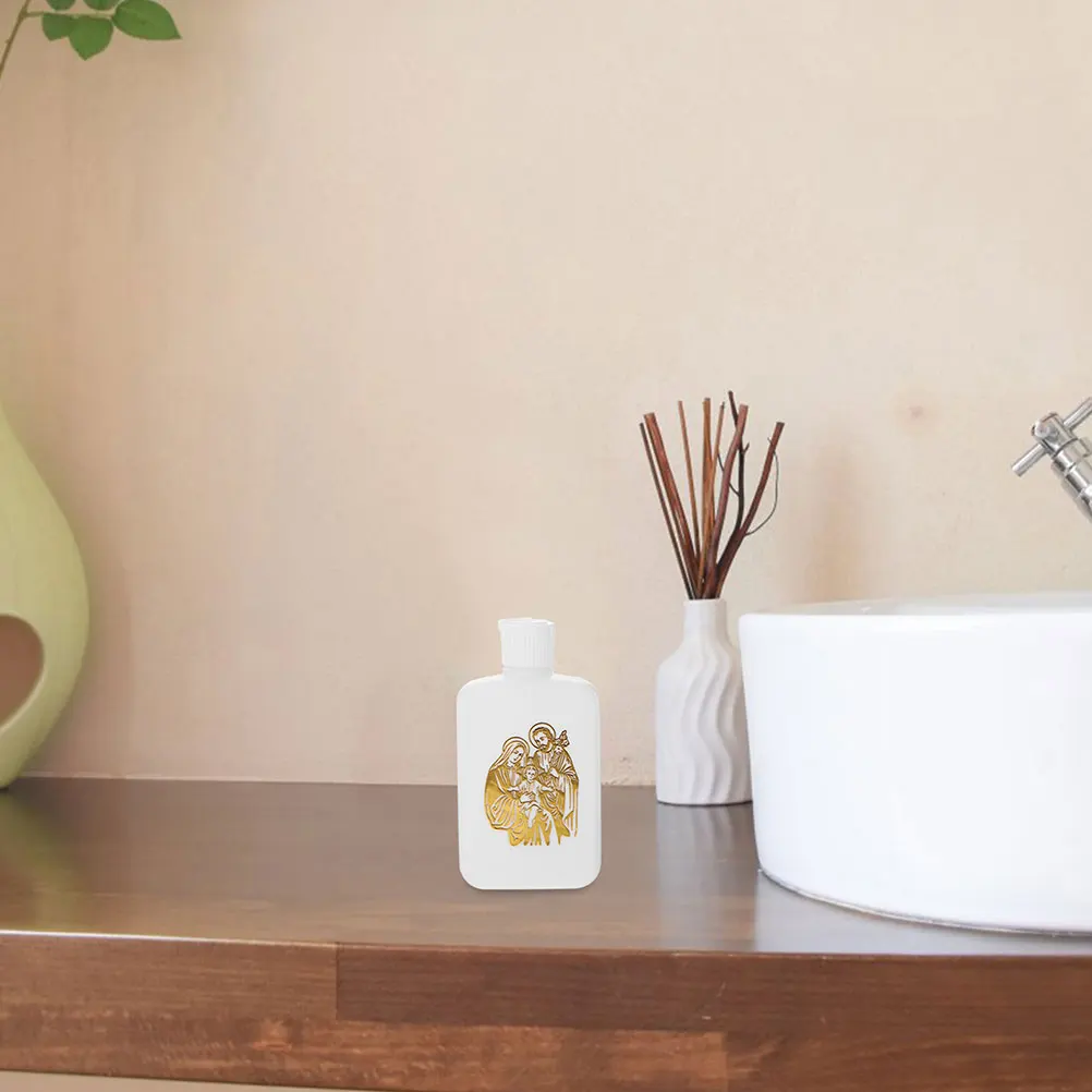 

8Pcs Stylish Plastic Blessing Water Bottles Holy Water Containers Reusable Tiny Decorative Bottles For Home And Gifts