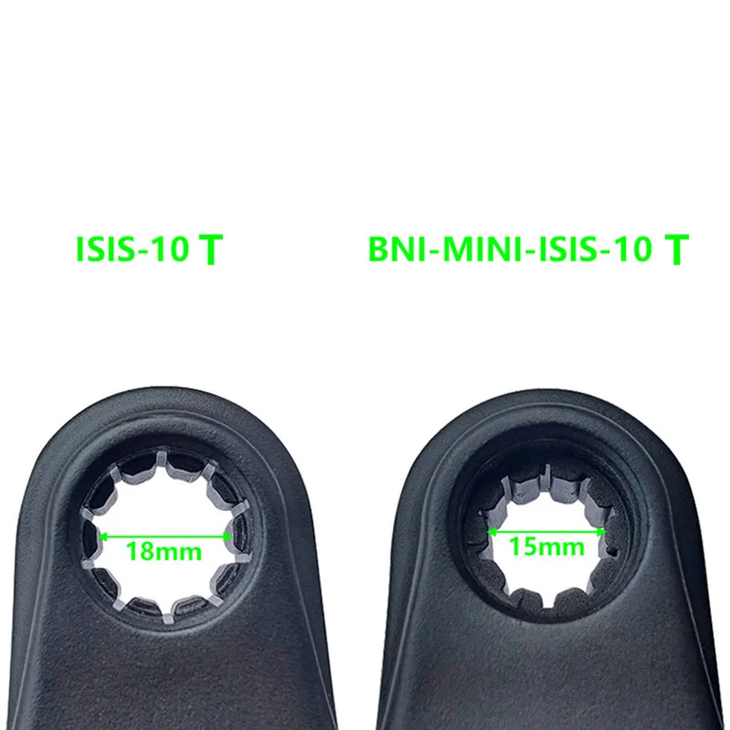 A Pair Crank Arms 10 Teeth Spline Central Motor Crank BNI MINI ISIS Chainwheel Crank Bike Right and Left cranks