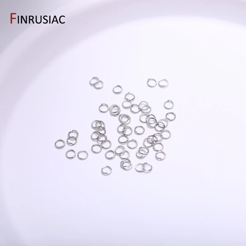 200pcs/lot 3mm 18K Gold Plated Stainless Steel Jump Rings Connections Rings DIY Jewelry Making Supplies Accessories Wholesale