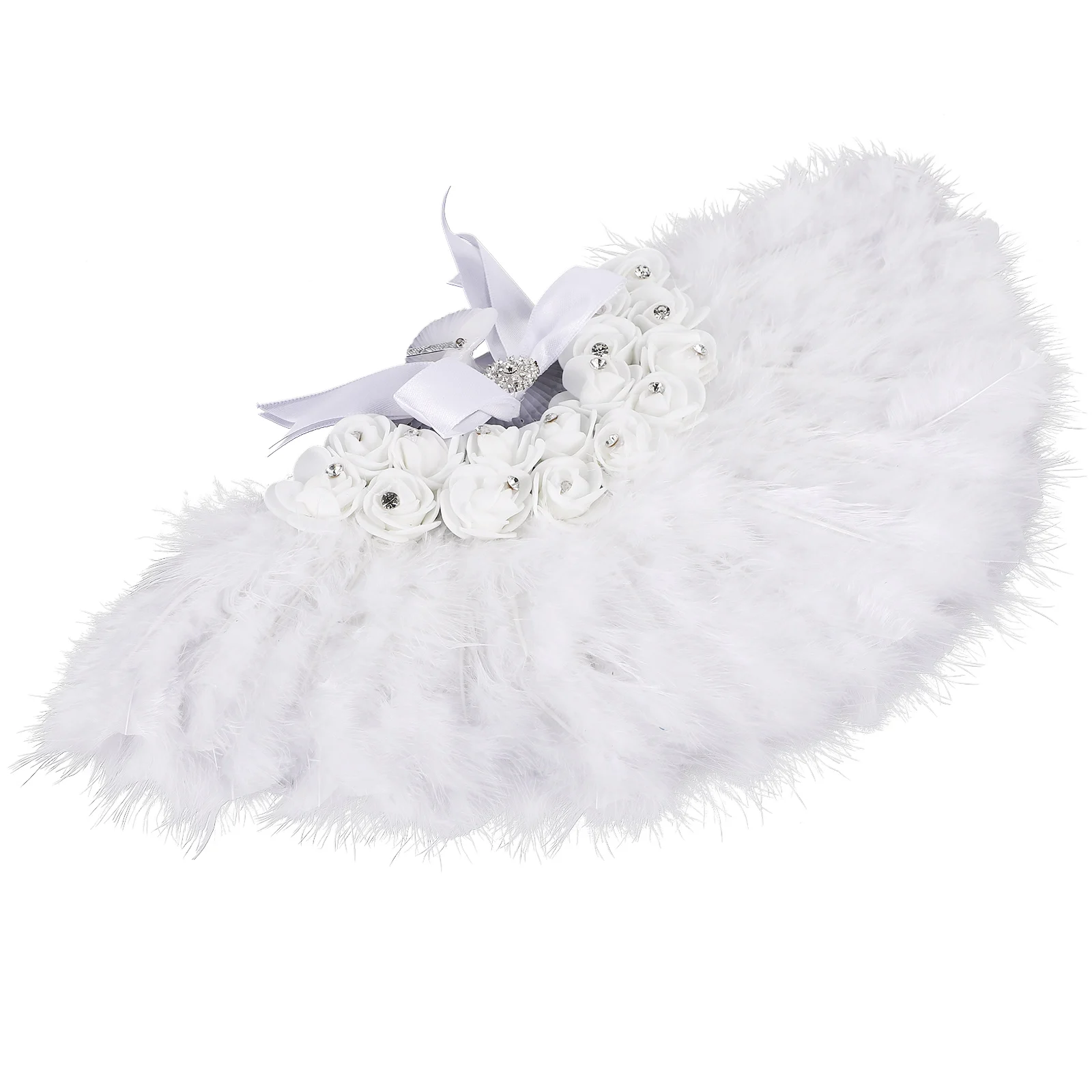 

held Plume Decorative Wedding Bridal Plastic Stage Performances Fan Stage Performance Prop Fan for Girls