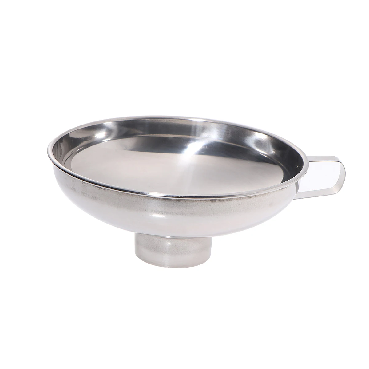 

Thickened Stainless Steel Funnel Silver Household Sauce Pickle Kitchen Tool Jam Wide Mouth Rustproof