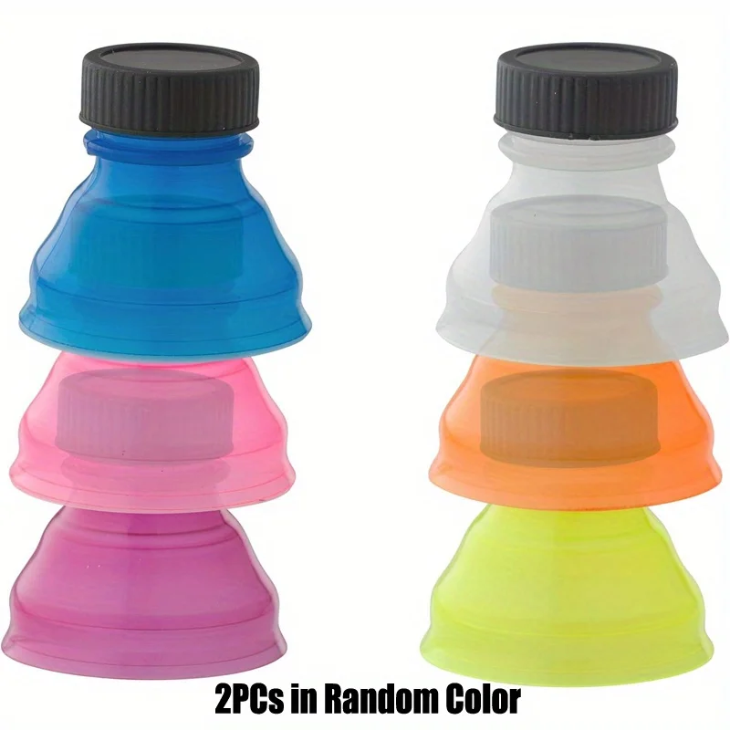 Reusable Soda Beer Can Lids, Food Grade Leak-Proof Screw Top, Durable Drink Covers with Random Bright Patterns, Party Supplies f