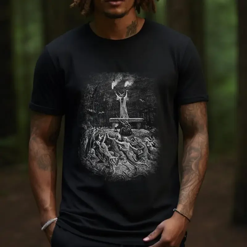 Occult T Shirt Sabbat Witchcraft La Danse du