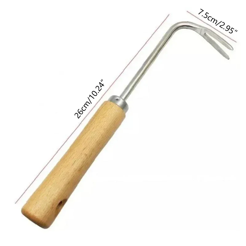 Stainless Steel Gardening Weeder Manual Removal Portable Tool Household Weeder Root Puller Gardening Loose Soil Weeding Tool - view 6