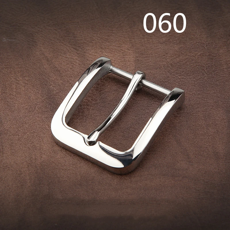 1pcs 304 Stainless Steel 40mm Belt Buckle End Heel bar Buckle Single Pin Heavy-duty For Leather Craft Strap Webbing Dog Collar