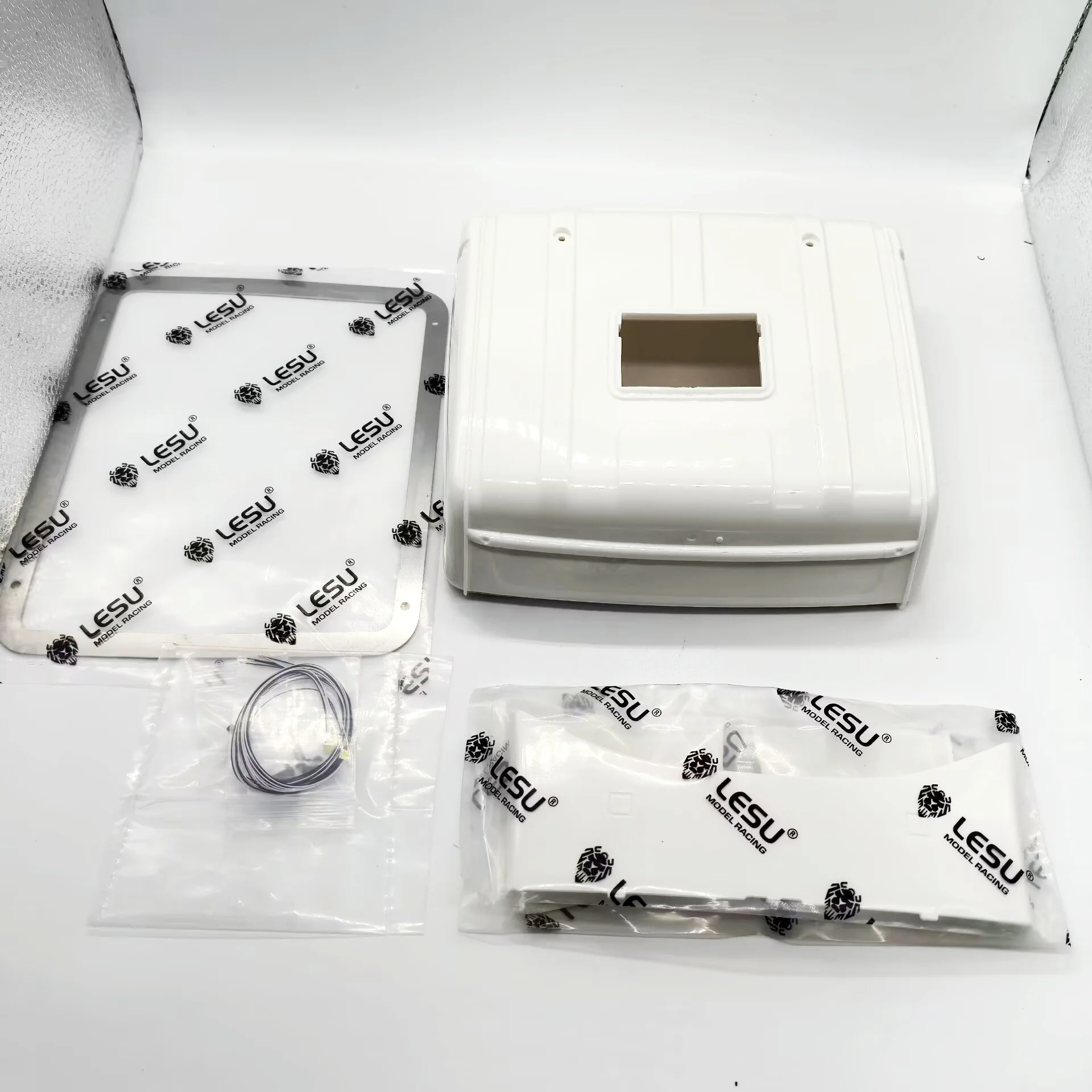 LESU Parts ABS TopLine Dach-Ersatzteil für Spielzeug DIY 1/14 Tamiya R620 R470 Kabine RC Truck Teile Toucan RC Hobby TH11495 – Detail 7
