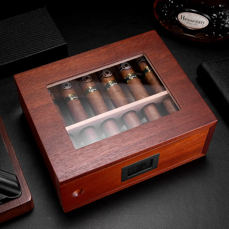 Professional Cigar Humidor Humidifier Accessories for Cigars Accesories Cases Cigar Travel Humidors Box Portable Cedar Lighters