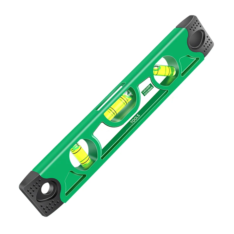 230MM Livello siluro Livello magnetico Lega di alluminio Righello di bilanciamento verticale Livello di alta precisione Strumenti di misurazione dell'asta magnetica