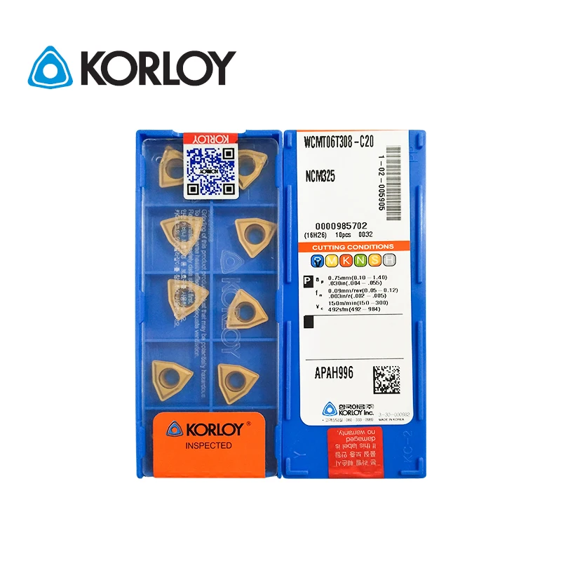 

10 шт., KORLOY 100% оригинальная фотовспышка NCM325 040208 06T308 050308 080412-C20N PC5335