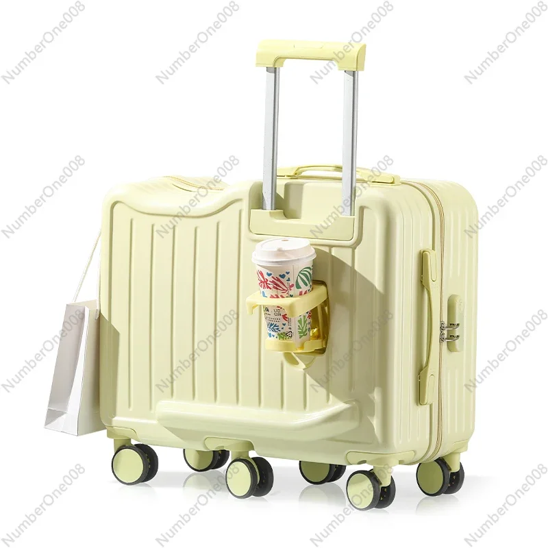 Children's 6-Wheel Suitcase 20inch Boarding Case Ride-On Small Password Rolling Luggage Travel Bag