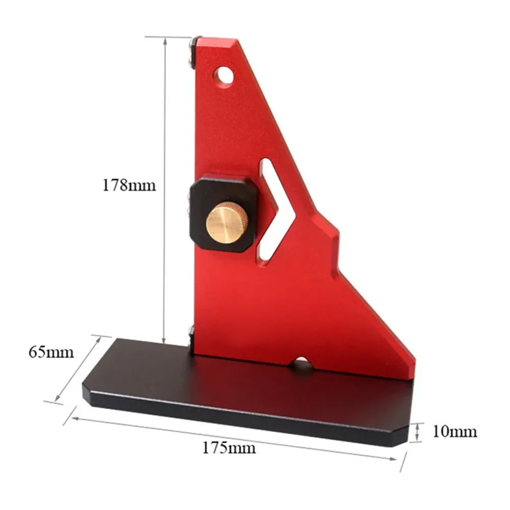 1pc Table Saw Right Angle Corrector Aluminum Copper 90 Degree Precision Tool For DIY Woodworking Projects Accessories