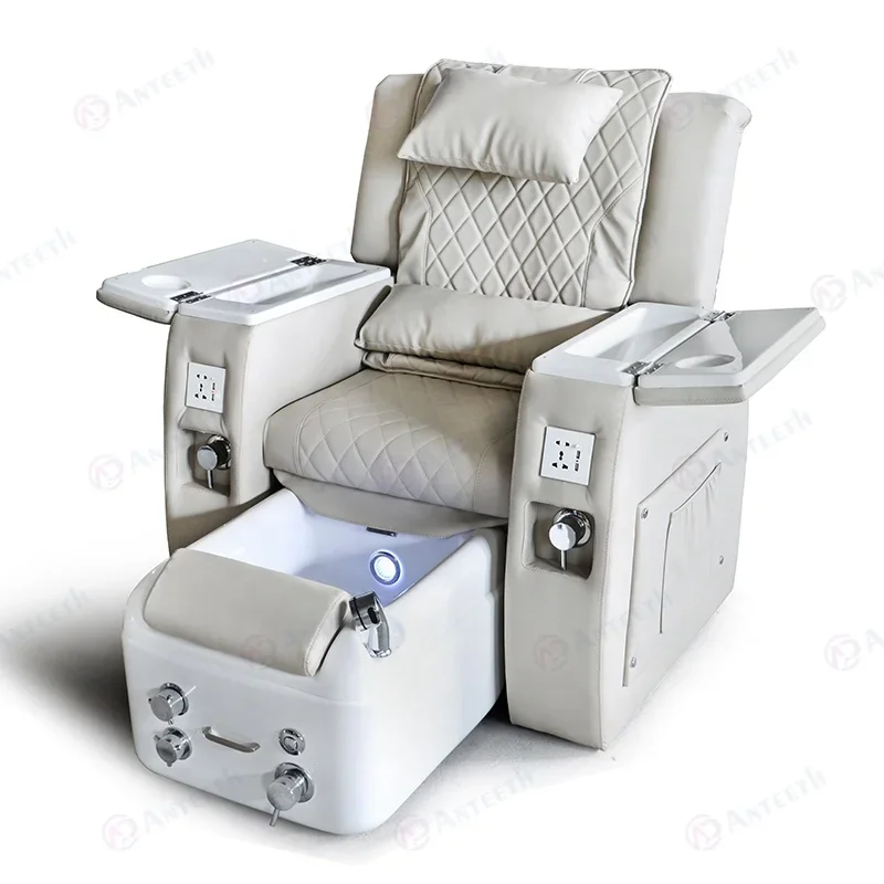 

Electric Luxury Manicure Pedicure Chair PU Leather Foot Spa Massage Chair for Nail Salon Furniture Spa Pedicure Chair