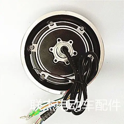 500W 36V 48V 10 Inch Rear Wheel Hub of Brushless Disc Brake Motor for Electric Driving  Scooter Wheel Hub Motor Motor Brushless