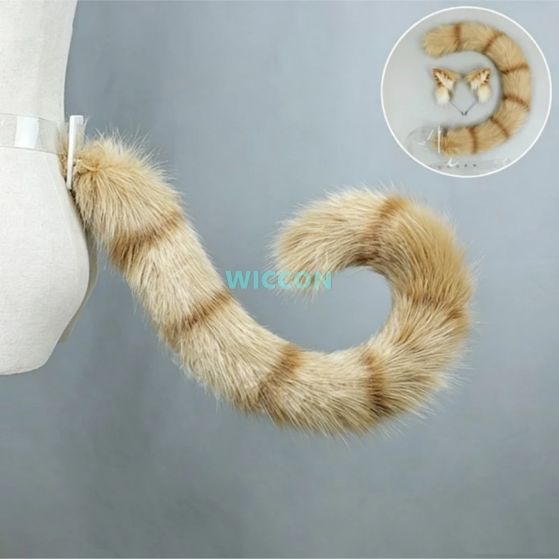 Red Bean Cosplay Game Nekopara Full Set Cute Maid Lolita Dresses Cosplay Costume Custom Wig Tail Ear Women Role Play Halloween view 6