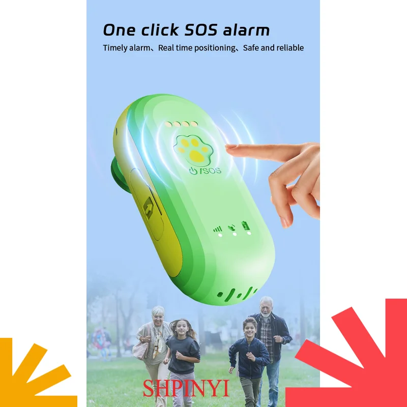 GPS Tracker for Anti-lost Personal  Disabled Kids Elderly Wireless GPS Tracker SOS Alarm Locator LBS Compatible Portable Tracker